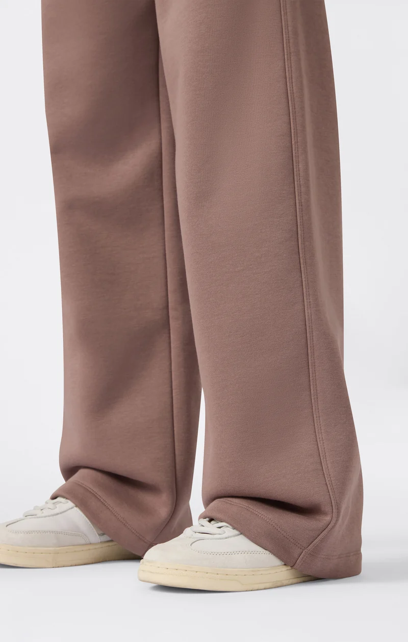 Women’s Wide Leg Trousers with Drawcord and Brushed Interior