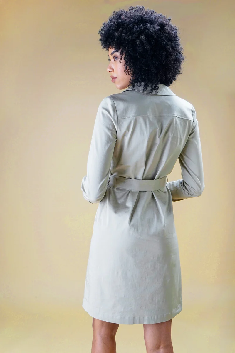 Robe saharienne en coton