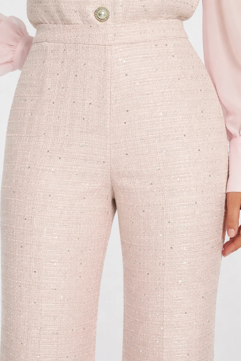 Pantalon en tweed