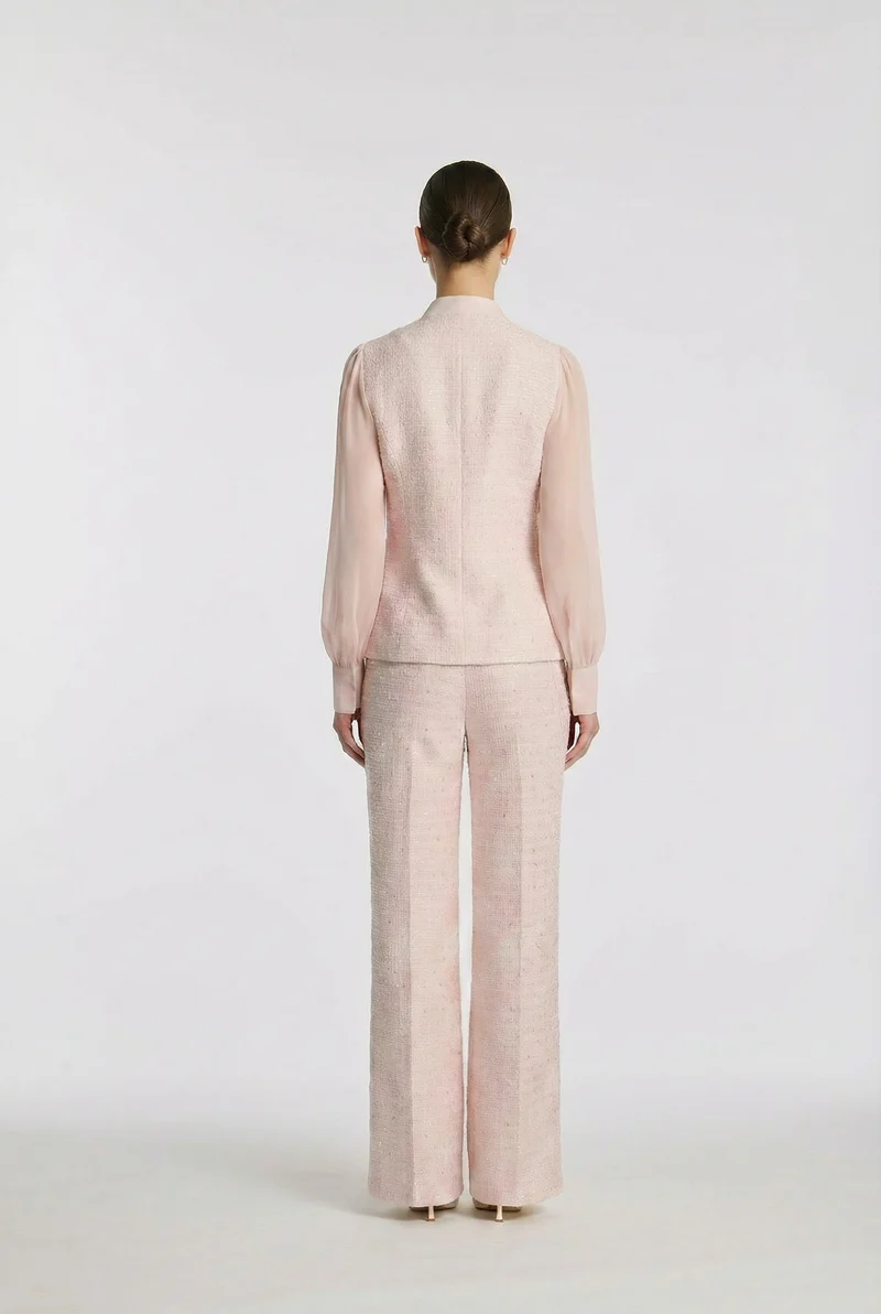 Pantalon en tweed