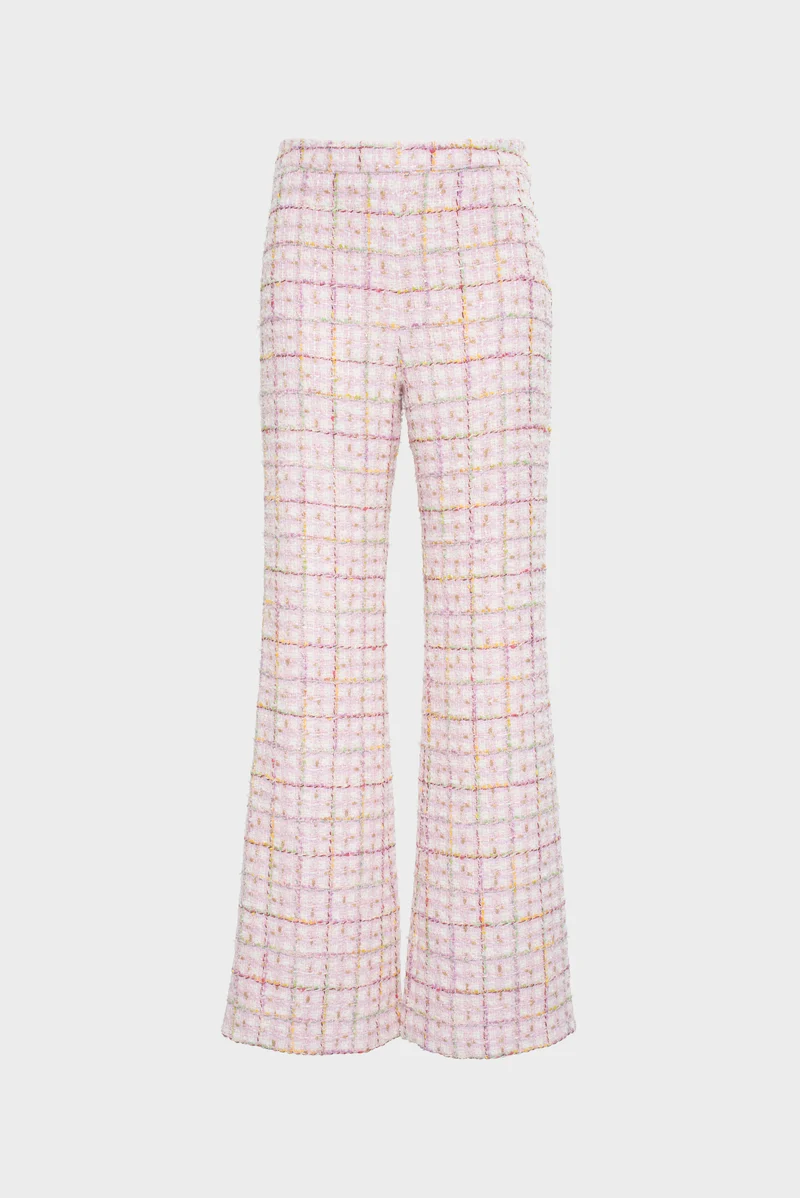Pantalon en tweed fantaisie
