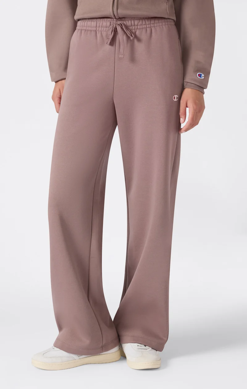 Women’s Loose Straight-Hem Trousers with Brushed Interior