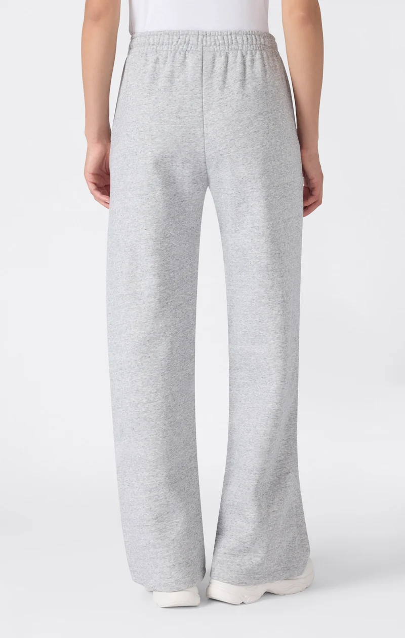 Women’s Loose Straight-Hem Trousers with Brushed Interior