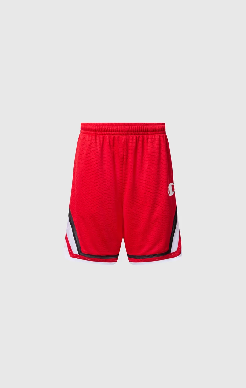 Boys' 7'' Mesh Bermuda Shorts with C Logo