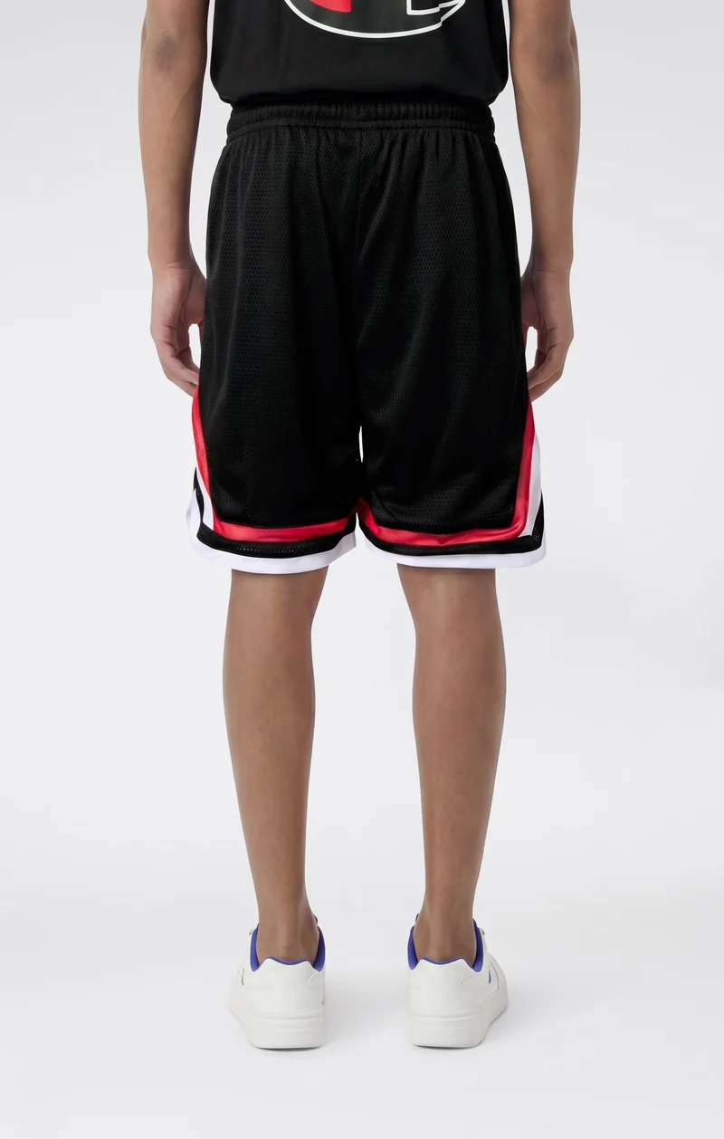 Boys' 7'' Mesh Bermuda Shorts with C Logo