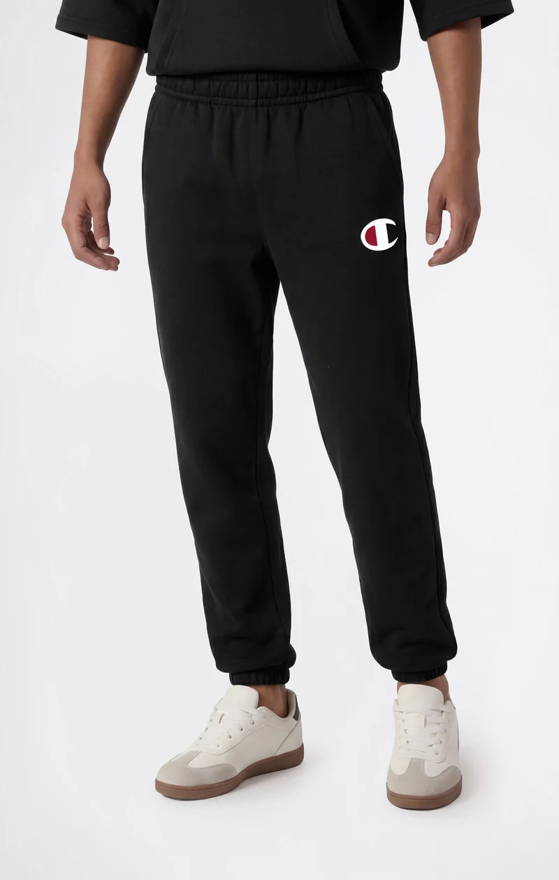 Boys' Loose Fit Trousers with Cuffs and Brushed Inside