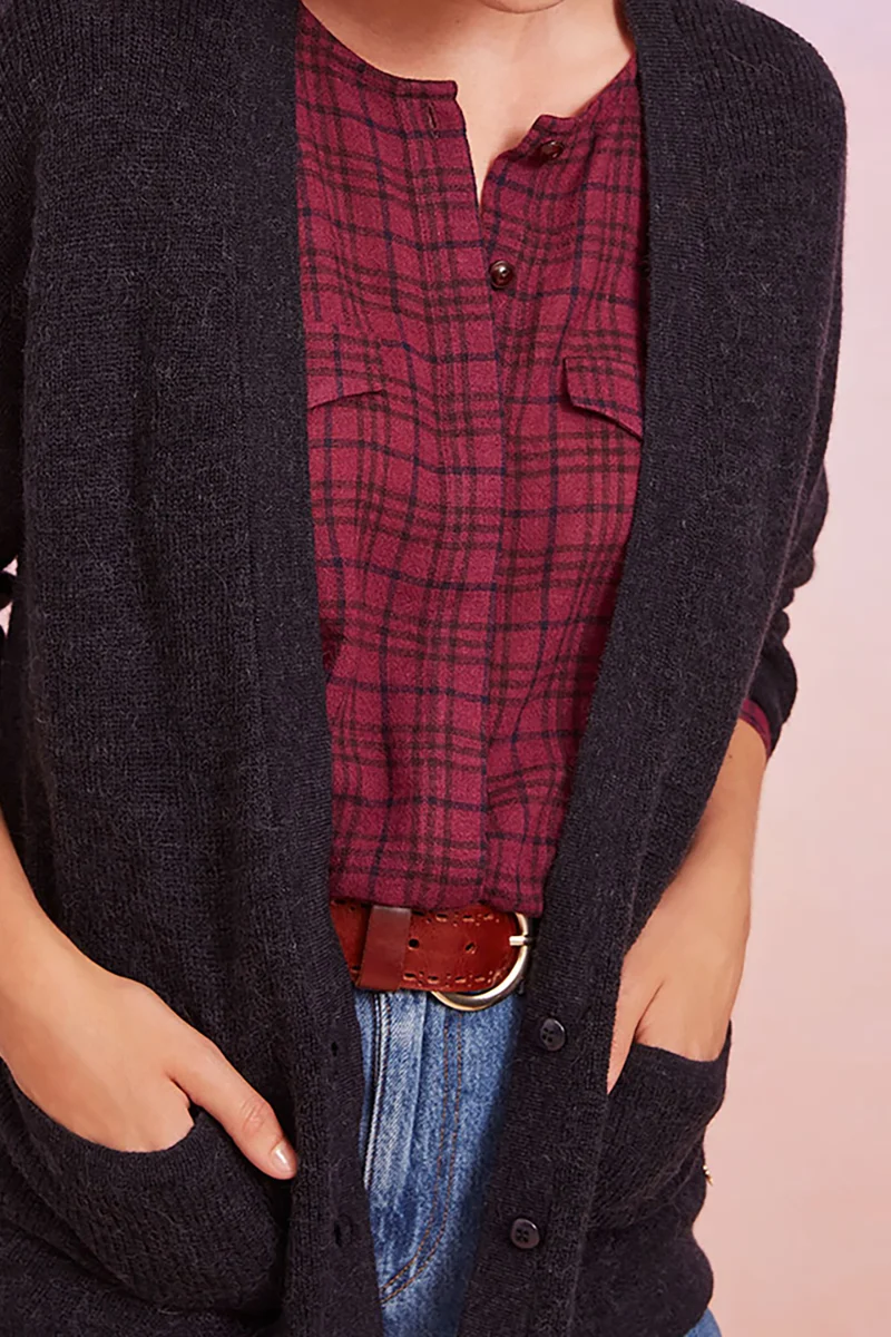 gilet derek cachou