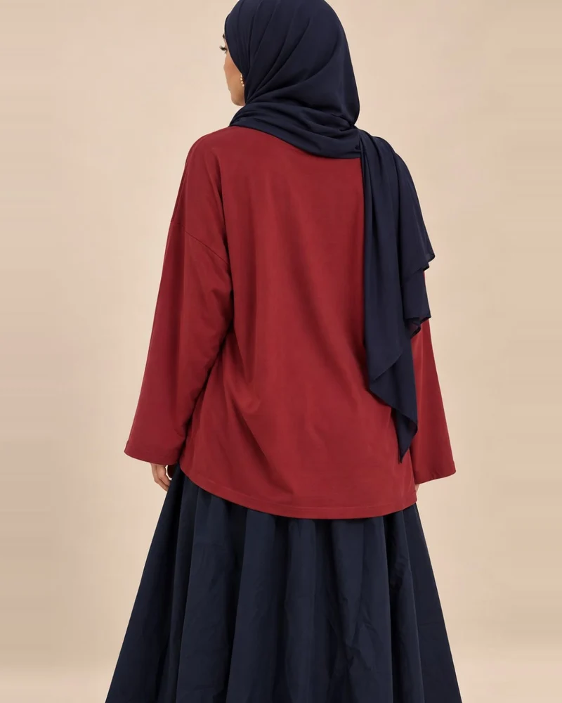 Haut oversize femme à manches larges