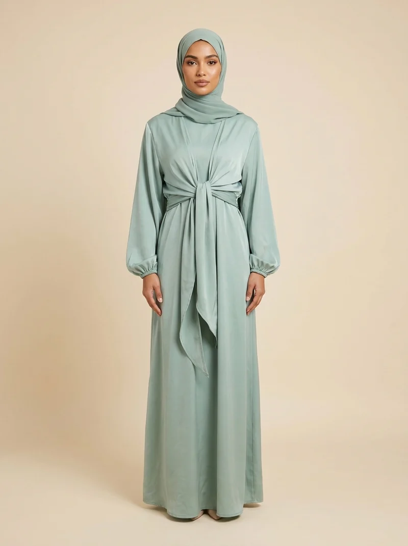 Signature – Abaya deux pièces ample et fluide