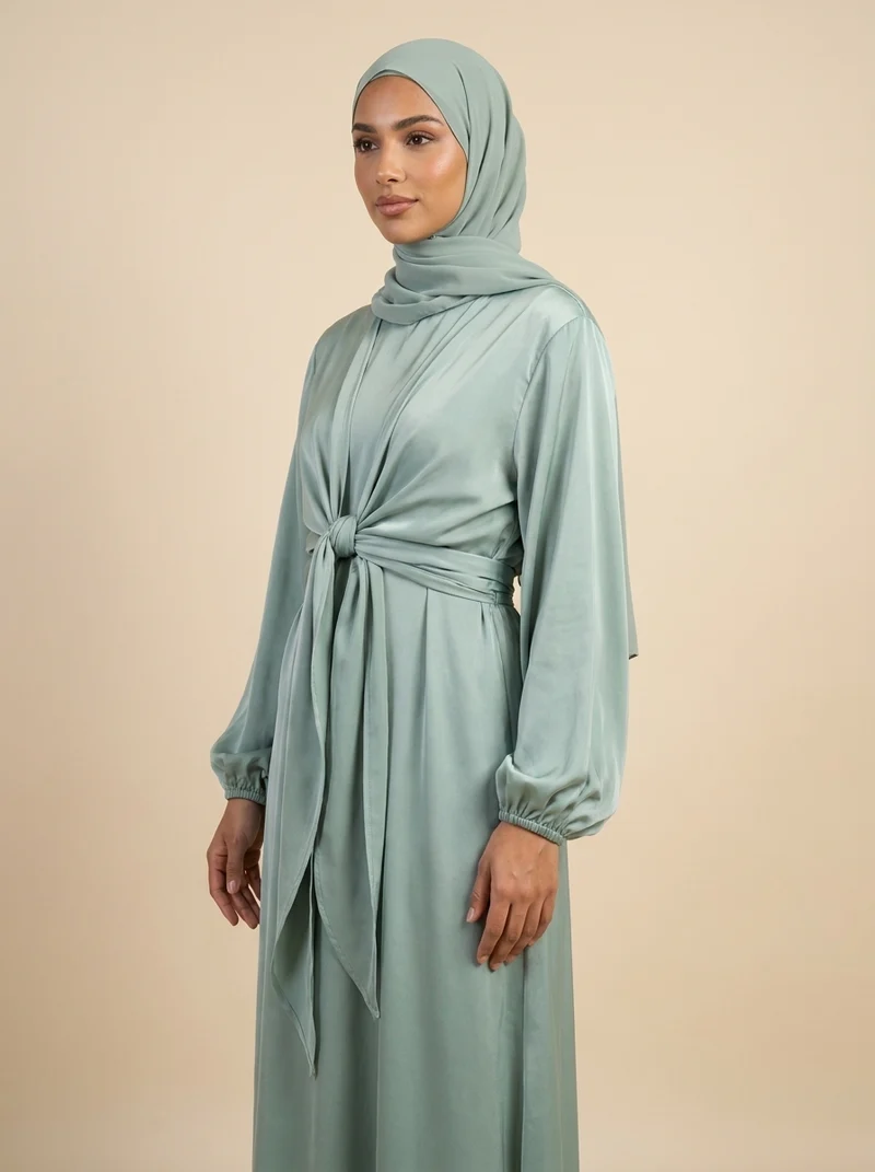 Signature – Abaya deux pièces ample et fluide