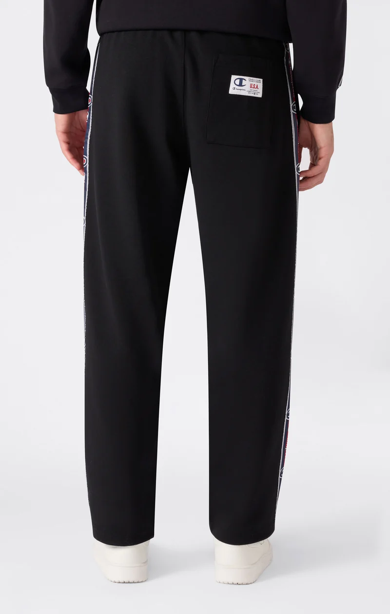 Men’s Trousers with Elasticated Cuffs and Tape
