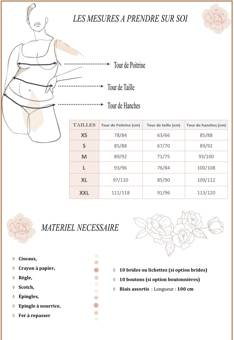 Patron de couture Sakura Blouse/Robe