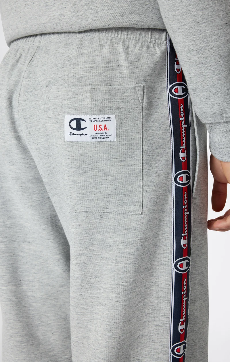 Men’s Trousers with Elasticated Cuffs and Tape