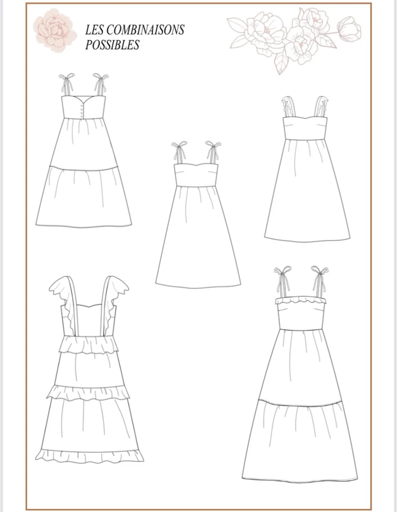 Patron de couture Violette Robe