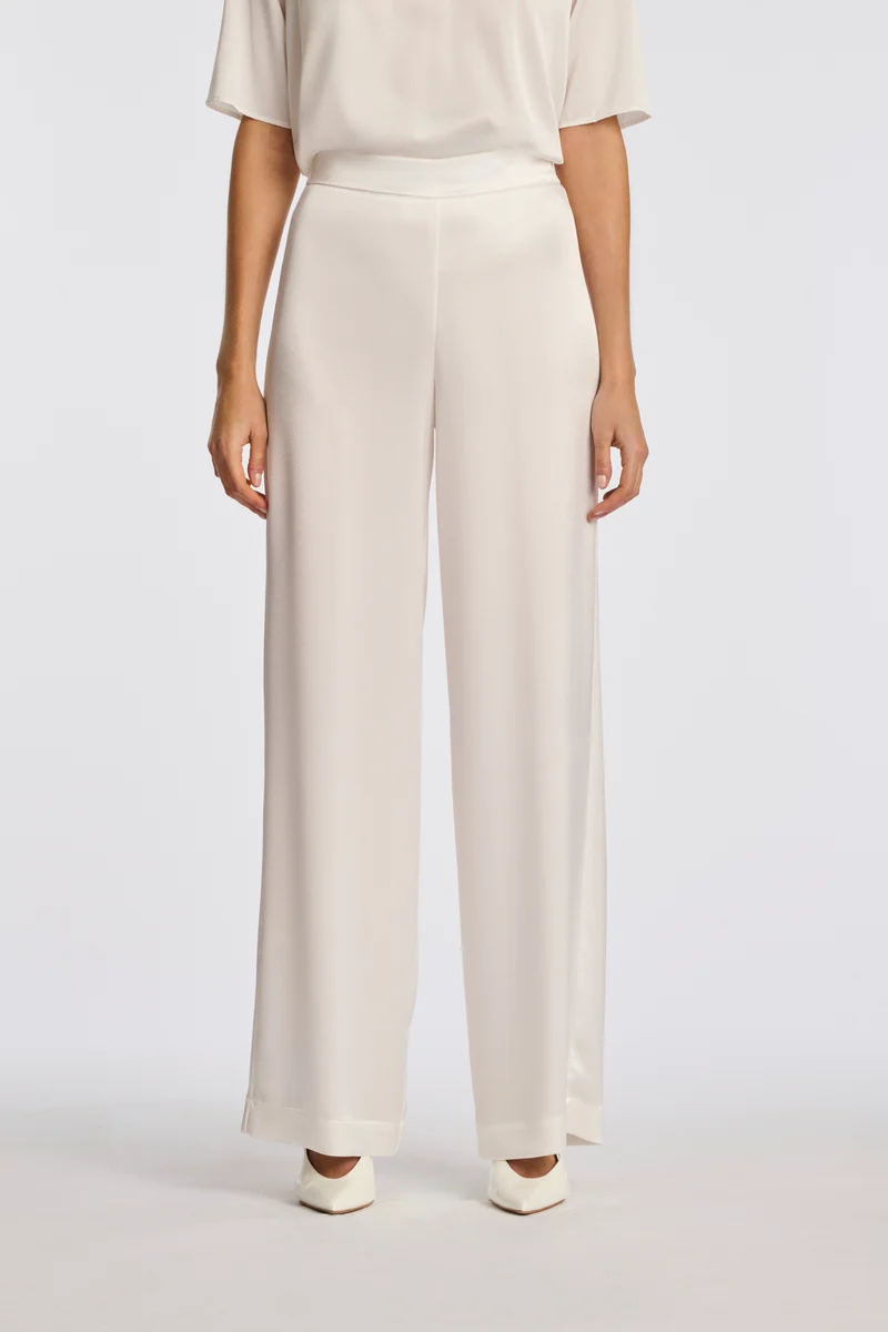 Pantalon en satin