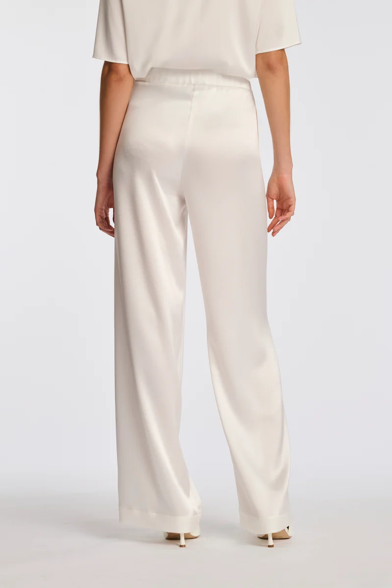 Pantalon en satin