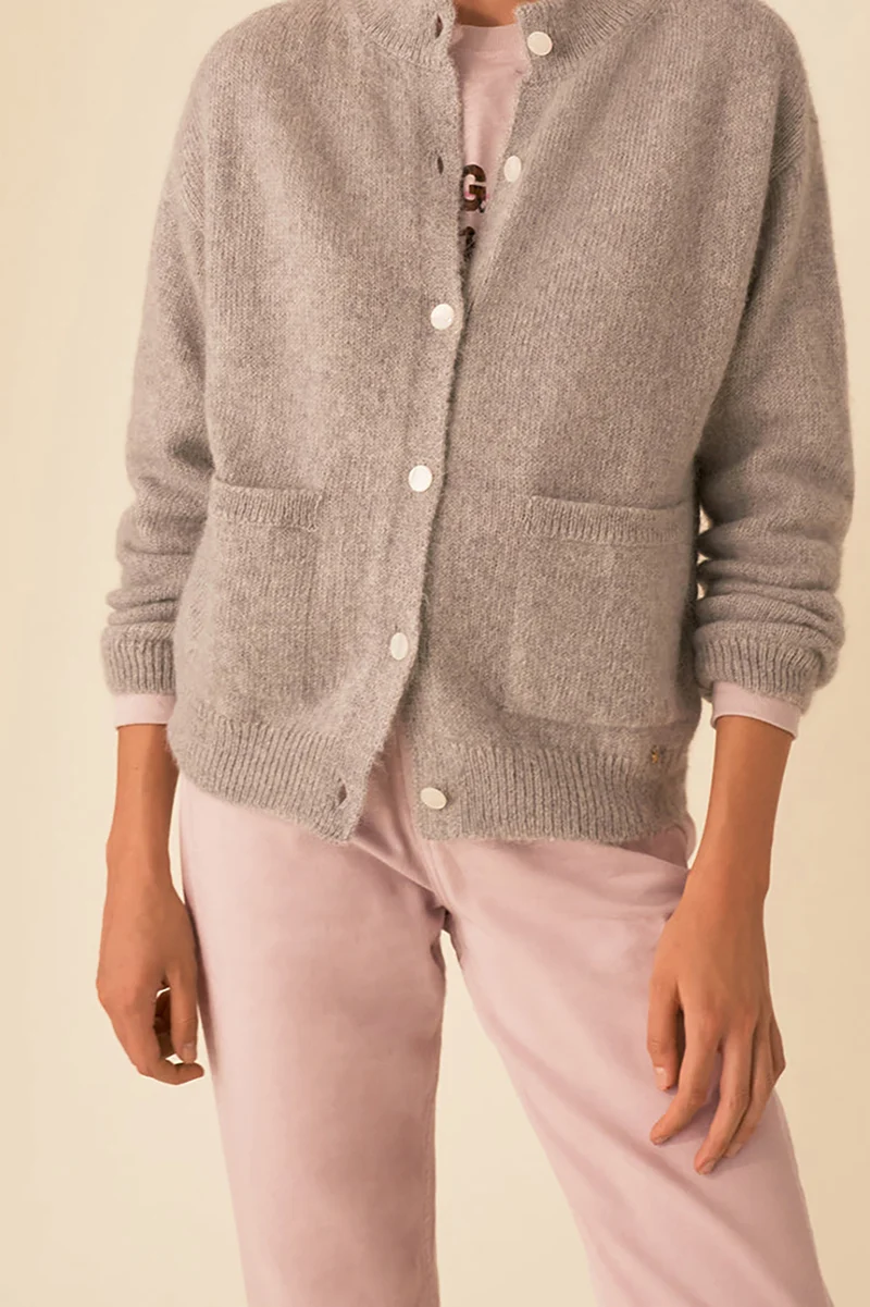 gilet dixou gris chine