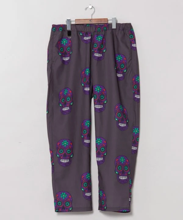 Pantalon à imprimé tête de mort mexicaine