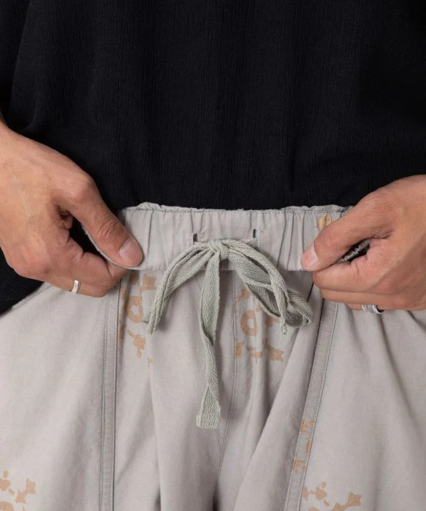 Pantalon homme à imprimé géométrique vintage