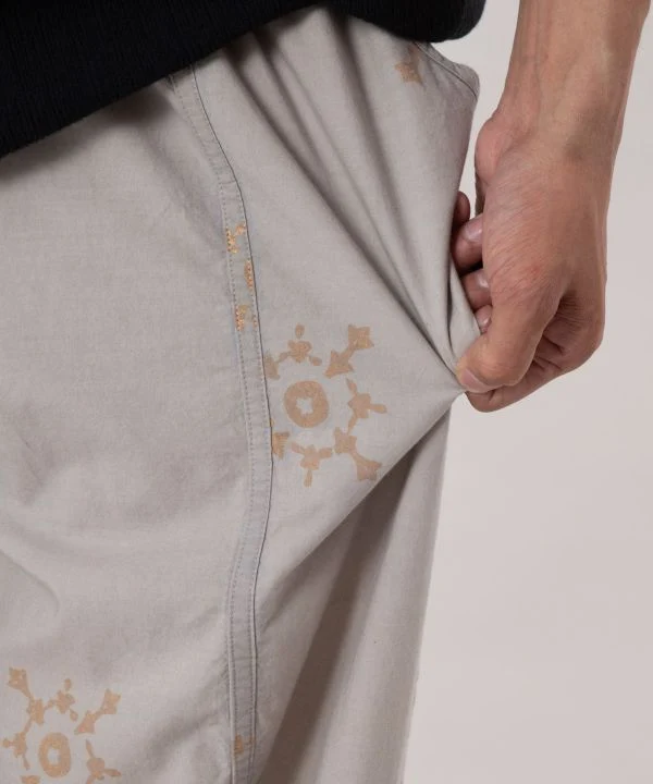 Pantalon homme à imprimé géométrique vintage