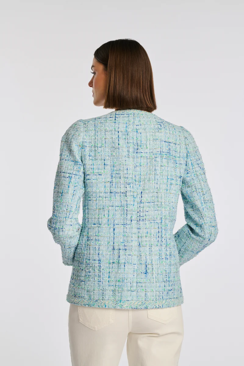 Veste en tweed fantaisie