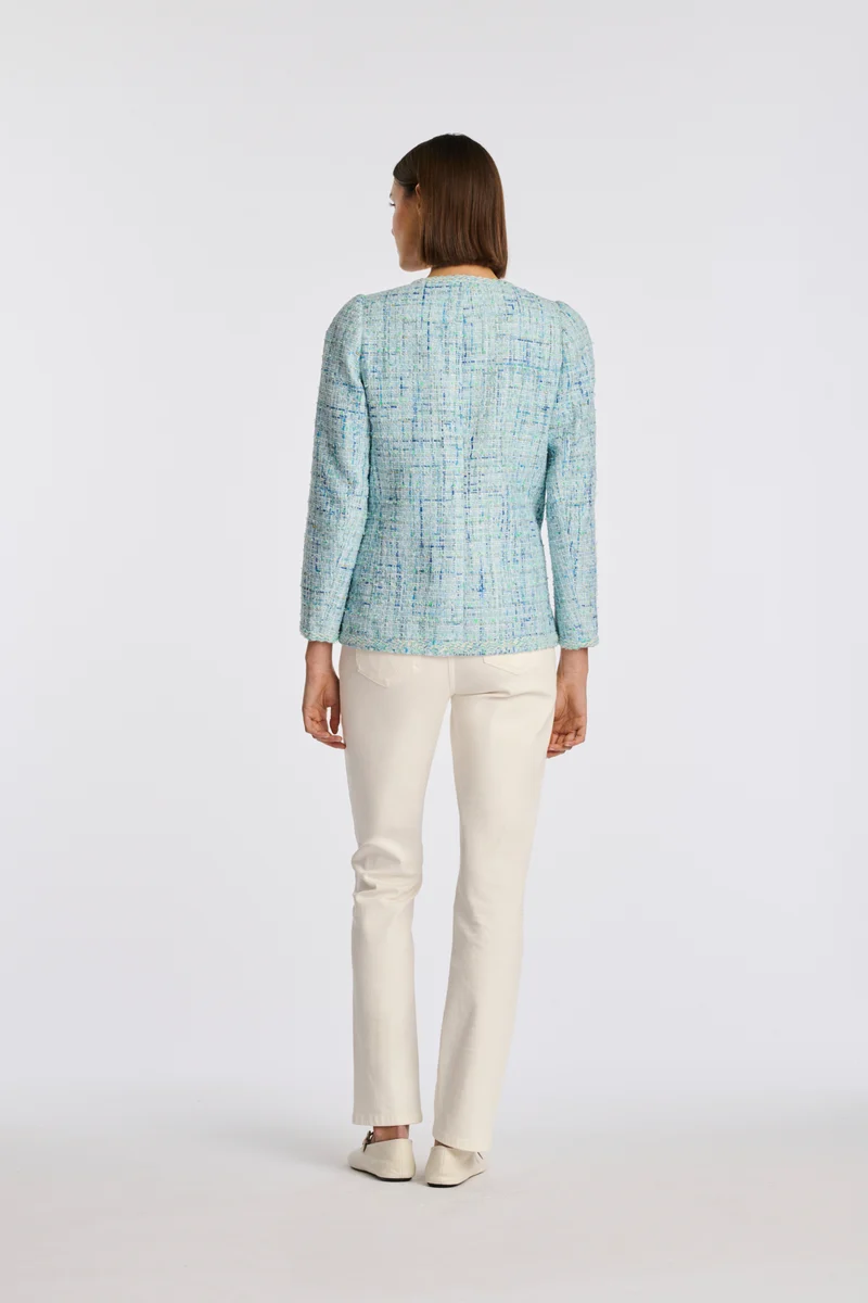Veste en tweed fantaisie