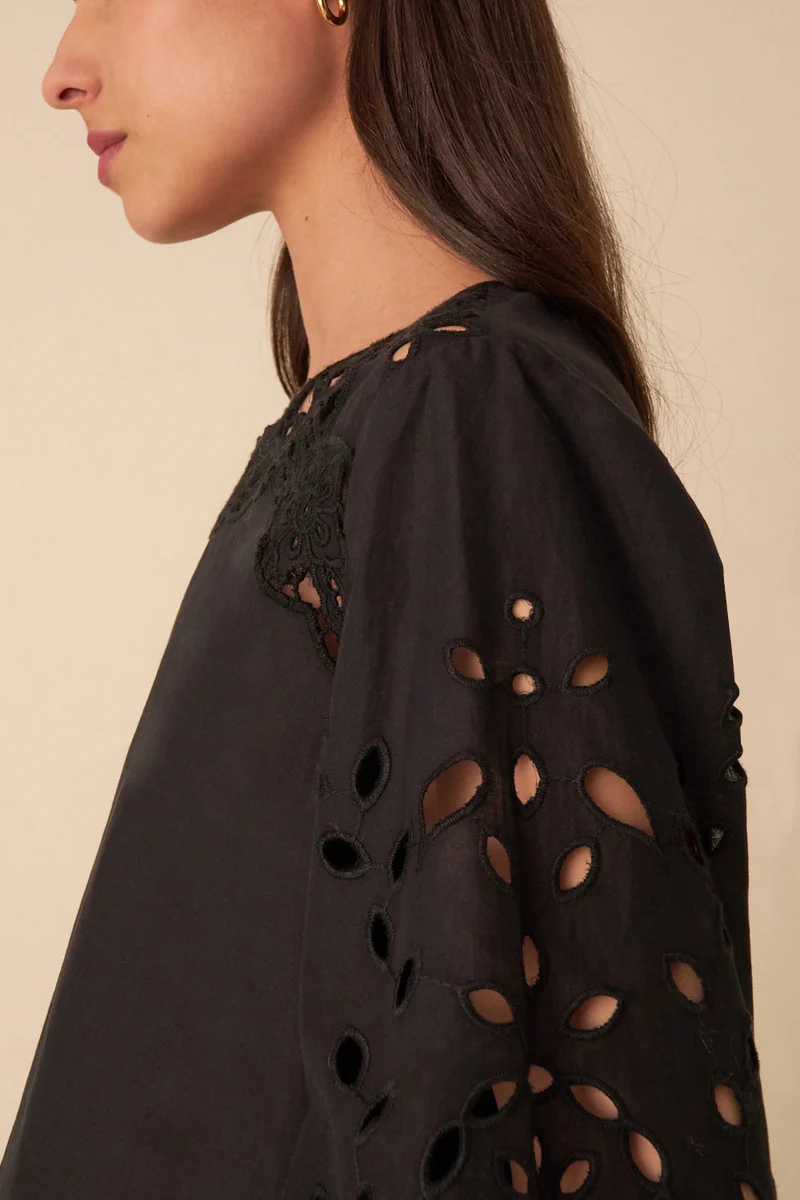 blouse elisa noir