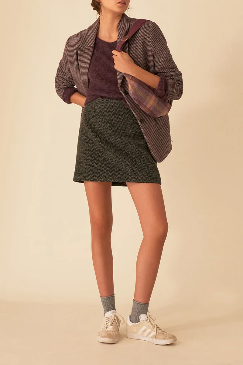 veste ernestine carreaux alison