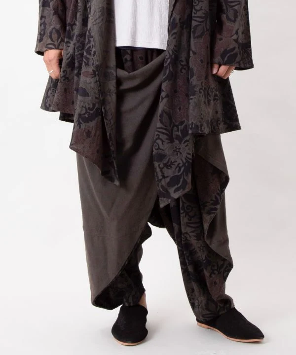 Pantalon harem botanique
