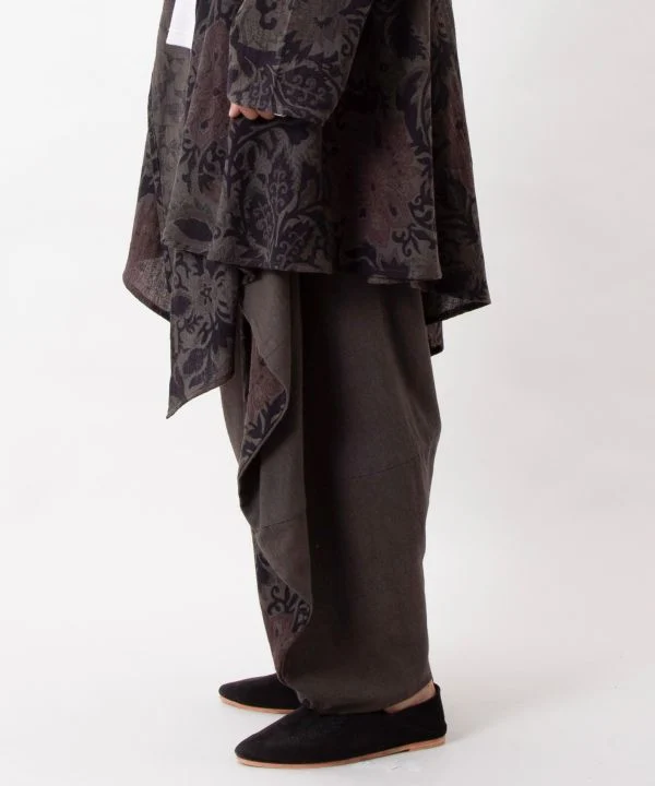 Pantalon harem botanique