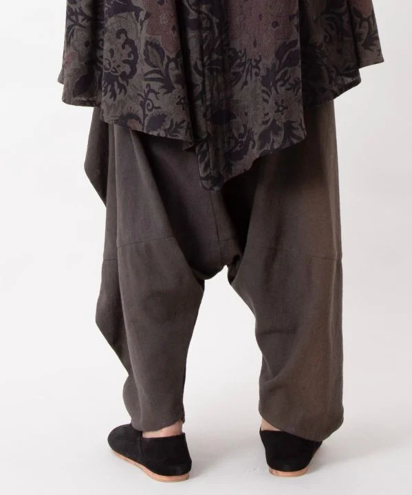 Pantalon harem botanique