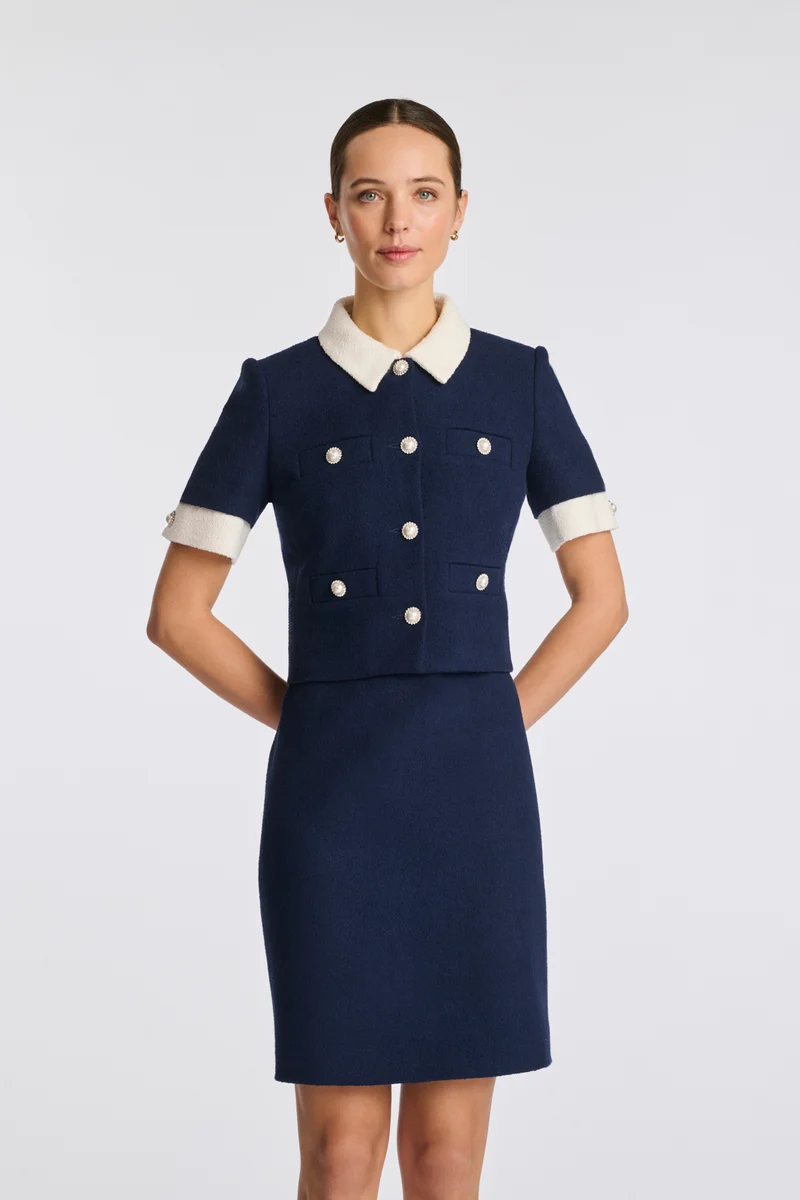 Veste en bouclette de coton