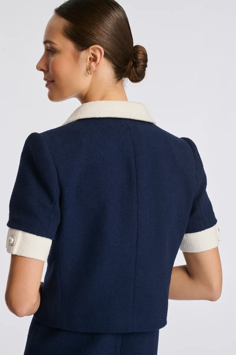 Veste en bouclette de coton