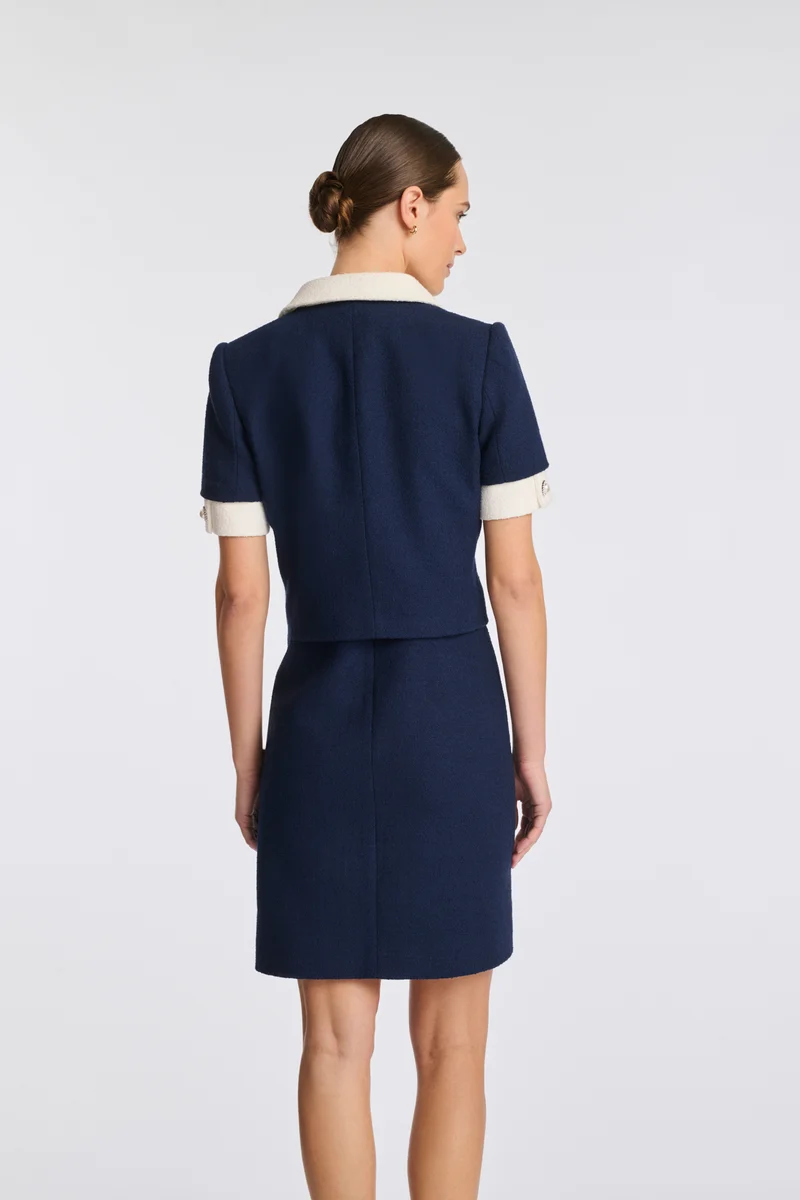 Veste en bouclette de coton