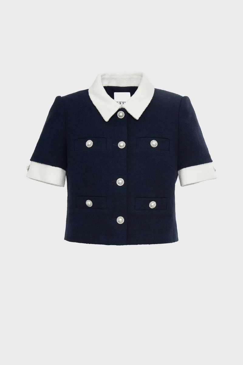 Veste en bouclette de coton