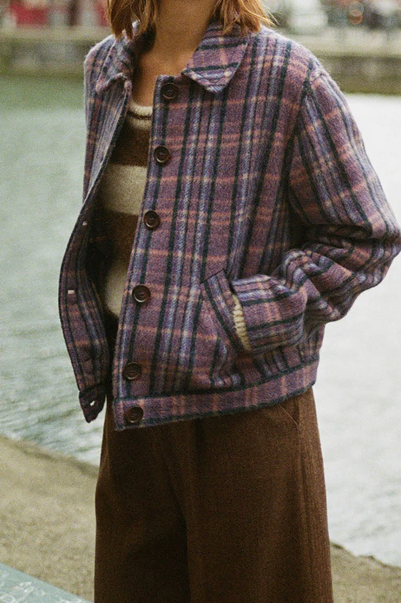manteau neoma carreaux daisy