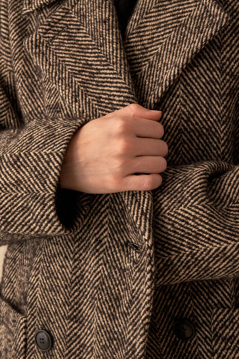 manteau nerobi chevron marta