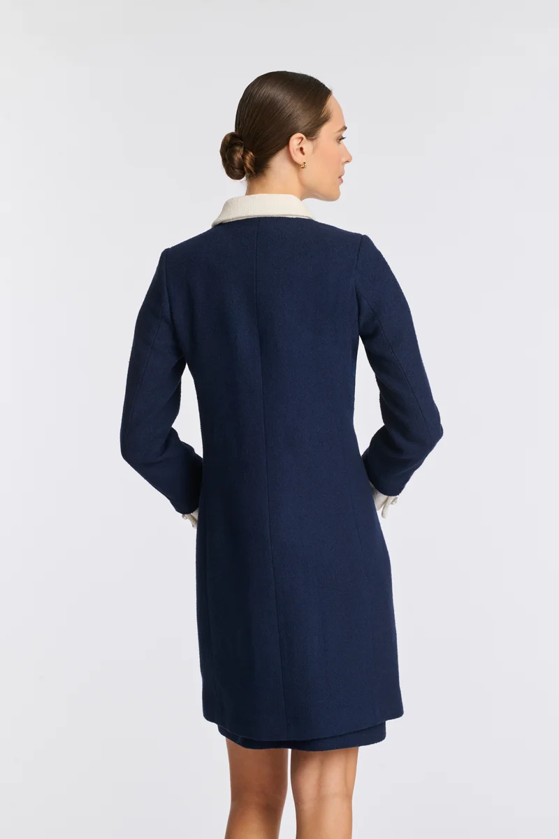 Manteau en bouclette de coton