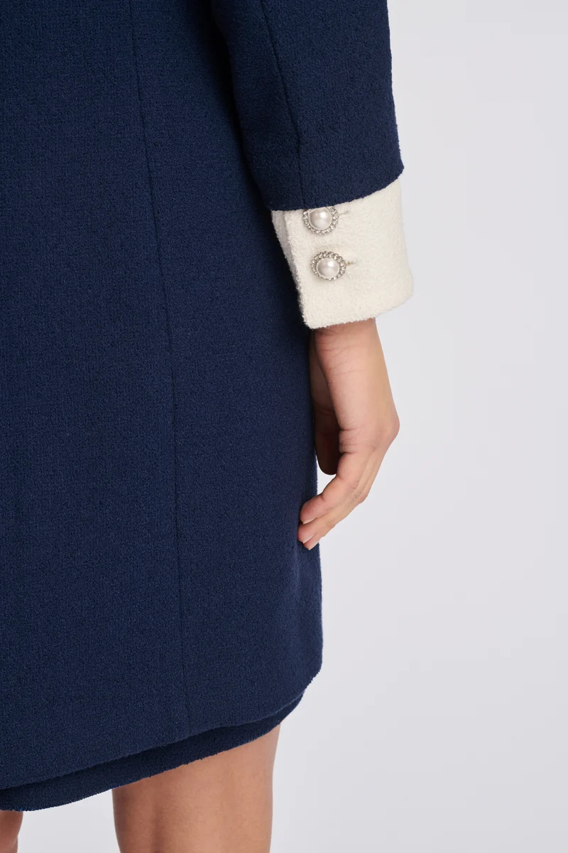 Manteau en bouclette de coton