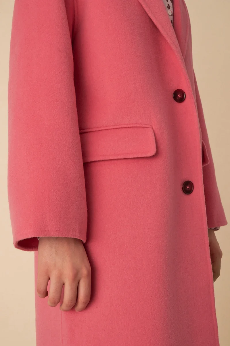 manteau neron rose