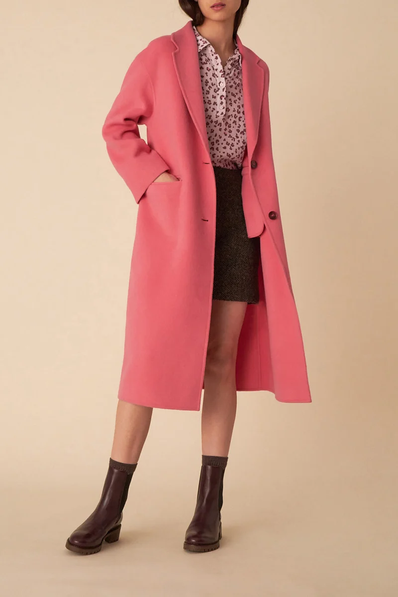 manteau neron rose