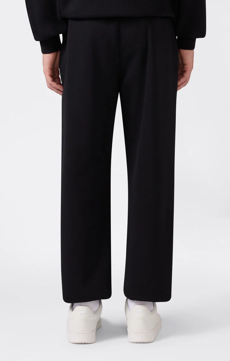 Men’s Trousers with Elasticated Cuffs, C Logo and Brushed Interior