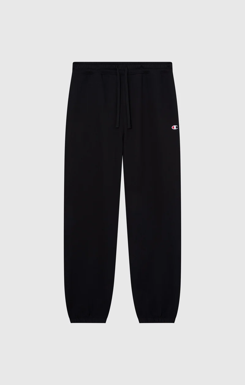 Men’s Trousers with Elasticated Cuffs, C Logo and Brushed Interior