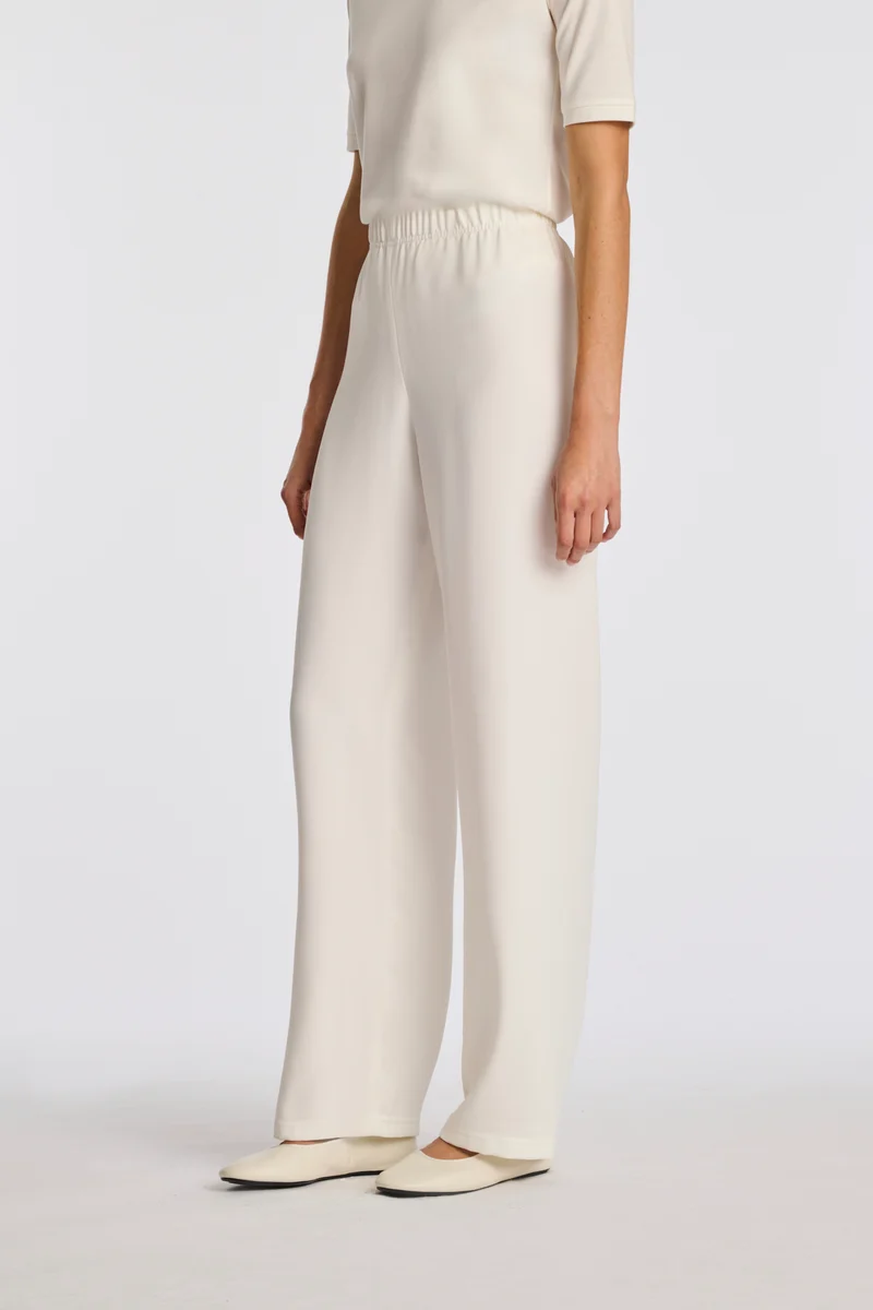 Pantalon large élastiqué