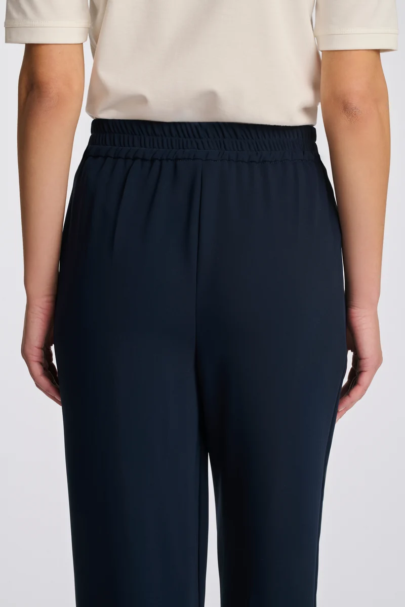 Pantalon élastiqué à bandes