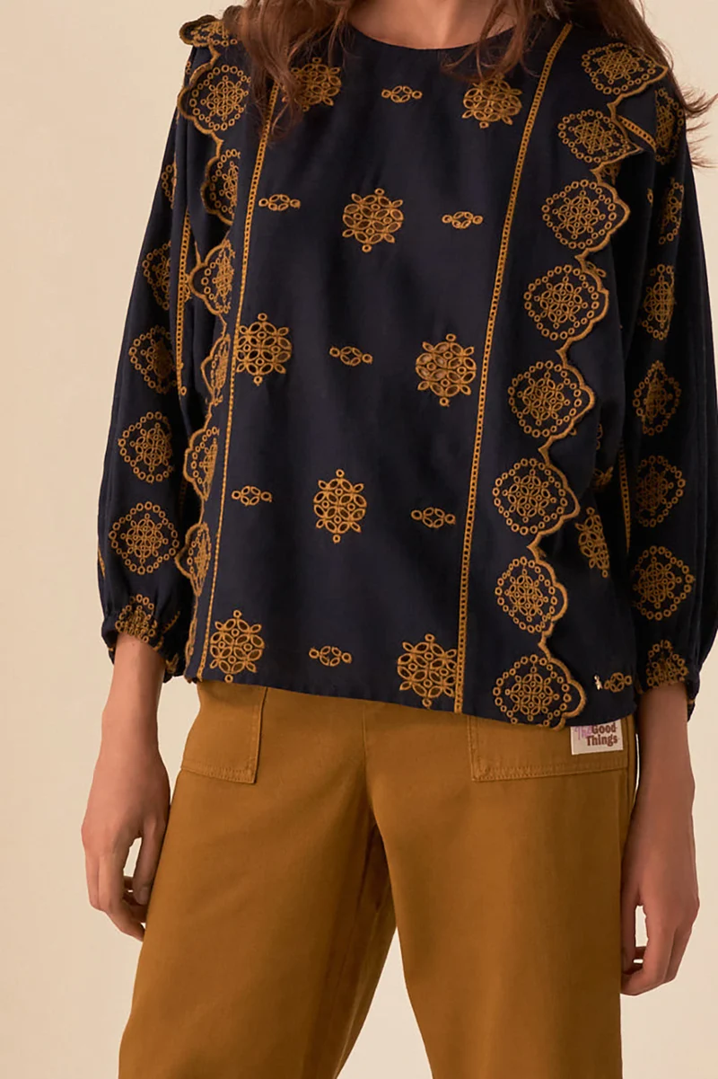 blouse scarlie marine
