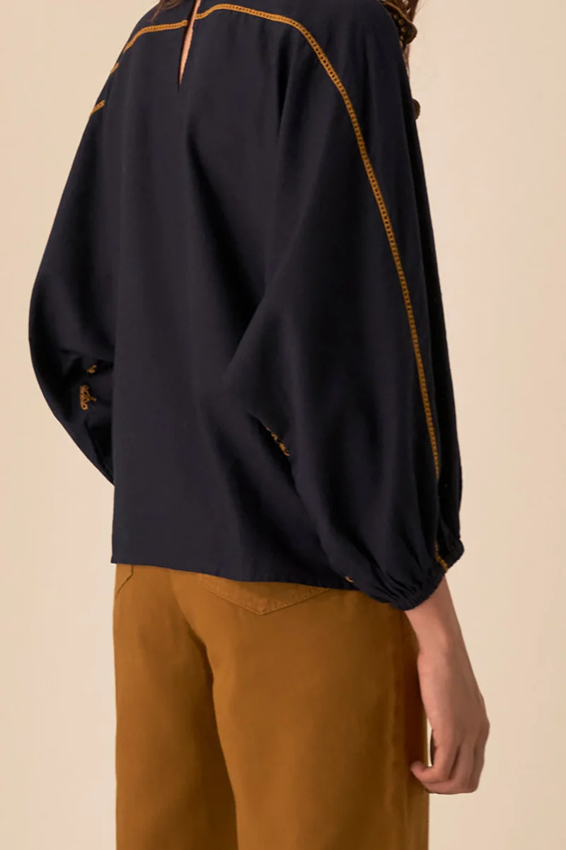 blouse scarlie marine