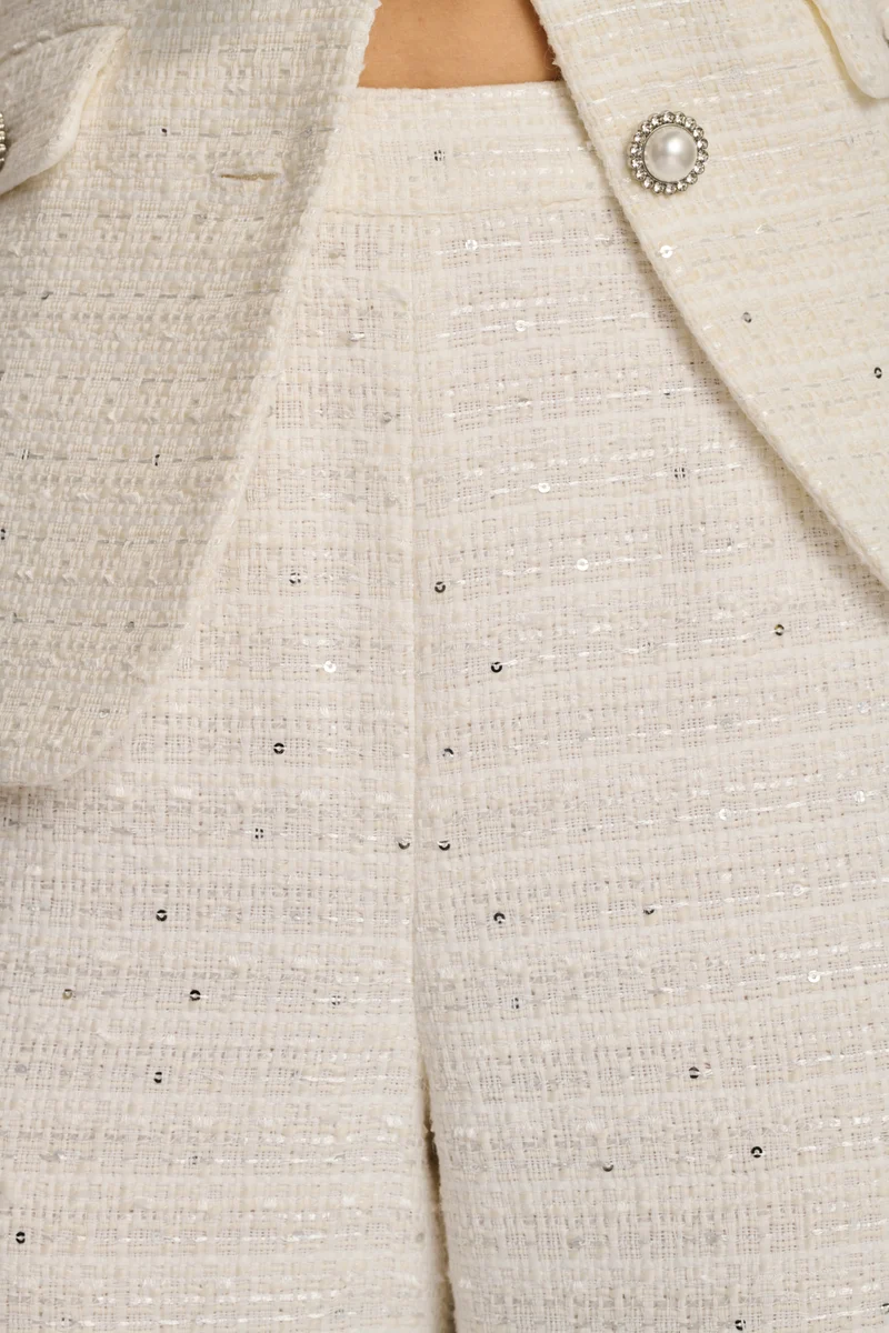 Pantalon en tweed