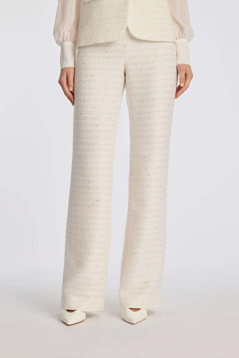 Pantalon en tweed