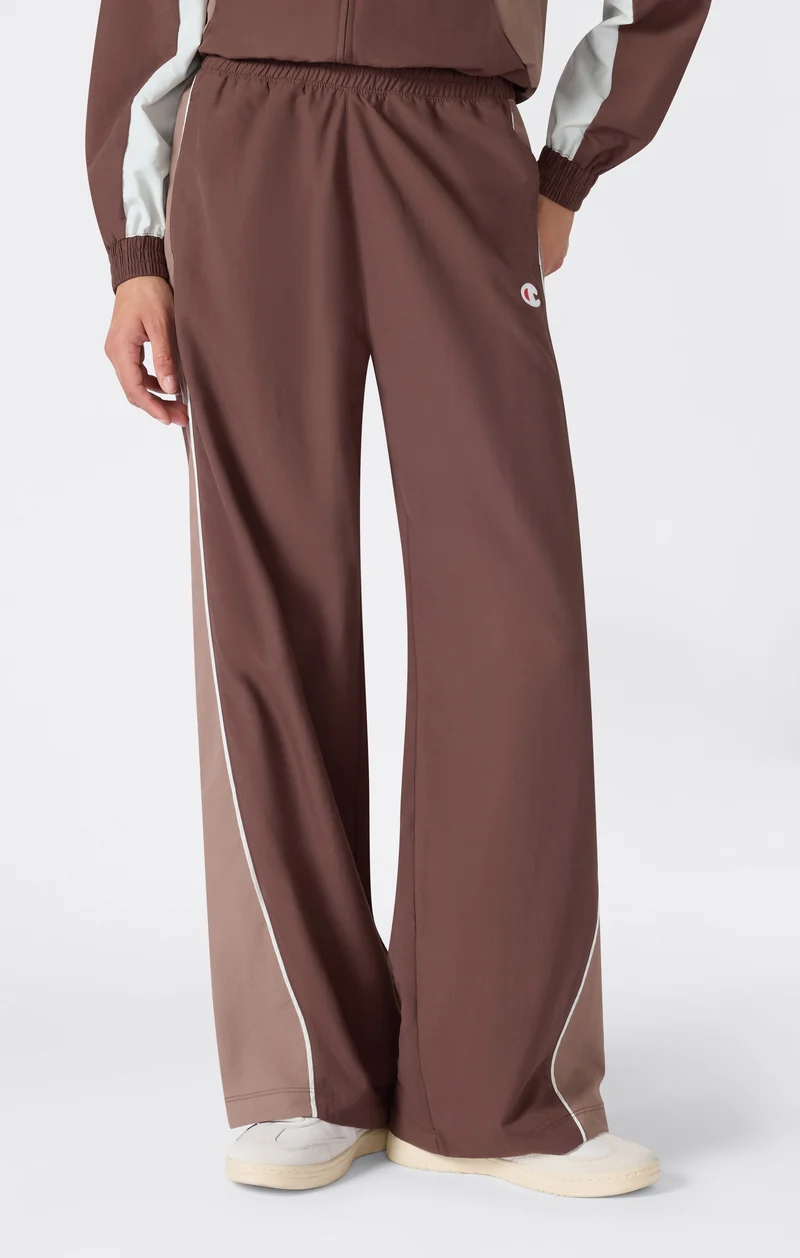 Women’s Wide Leg Nylon Trousers